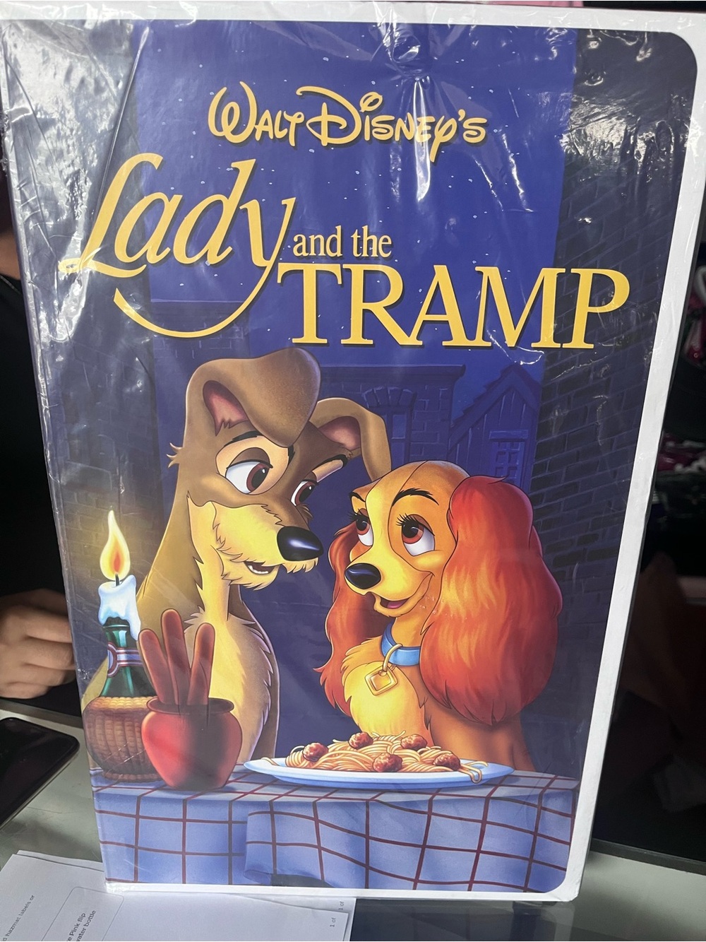 Disney Lady and the Tramp Plush Throw Blanket - Blue/Purple viral vhs Sam’s Club - Picture 2 of 3